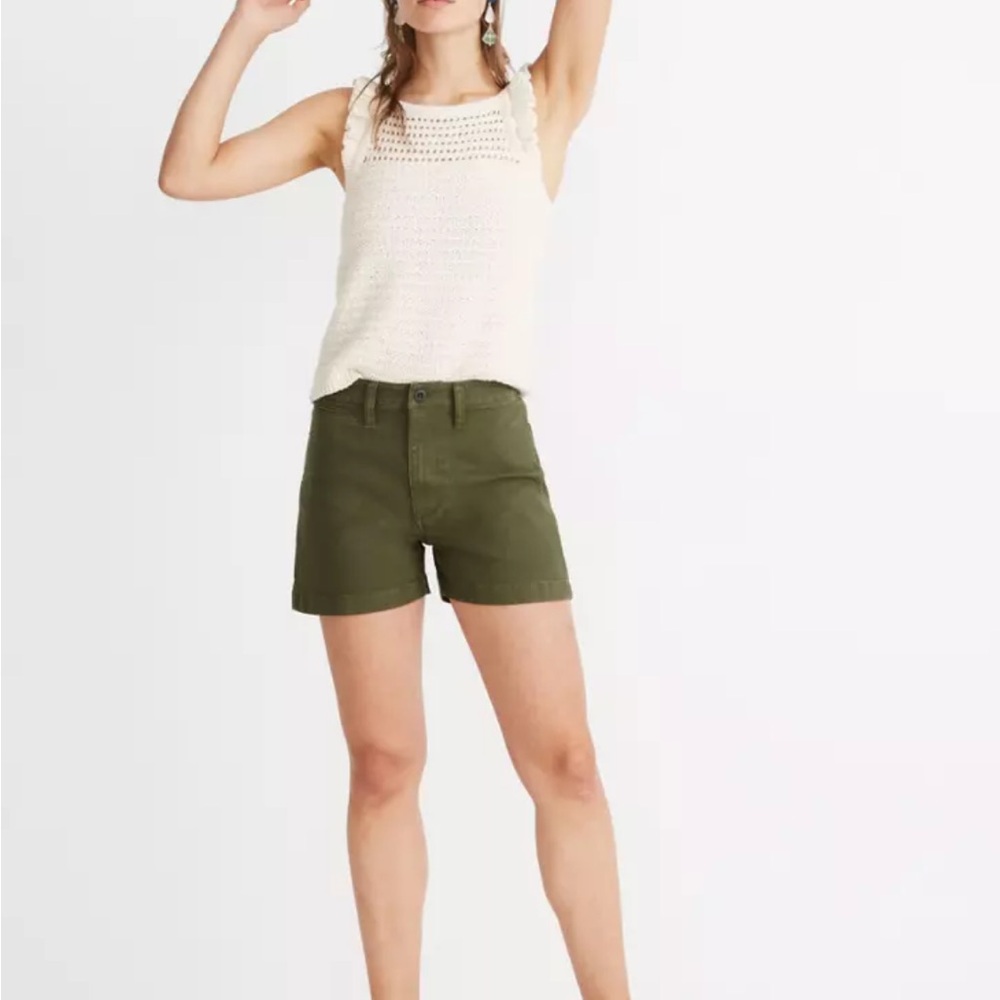 Madewell Emmett shorts in Loden